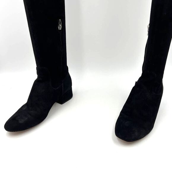 Dolce Vita Jimmy Boot Black Stella Suede Over the Knees Thigh High - Picture 6 of 12